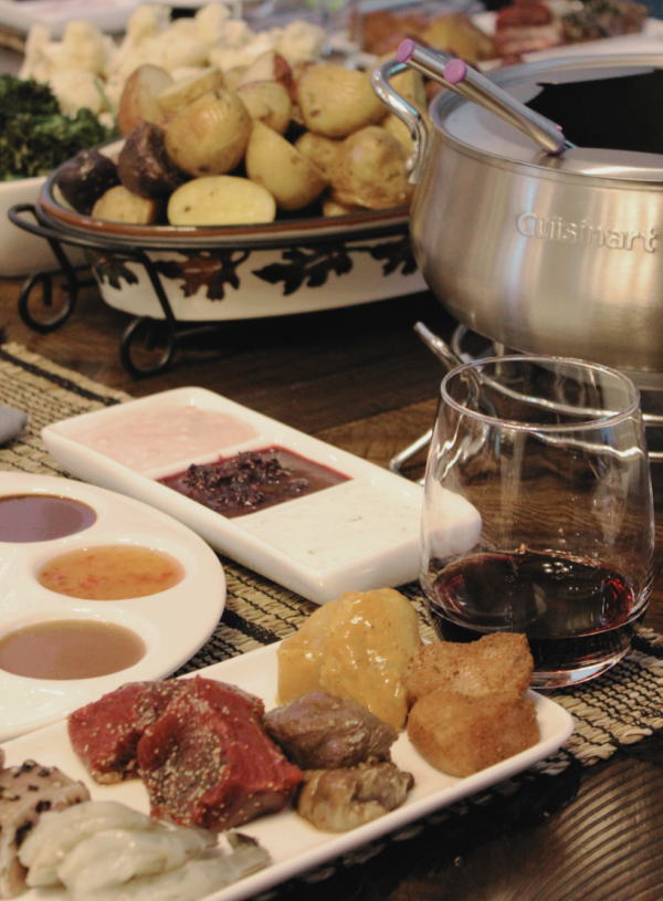 Fondue Dinner Party Menu