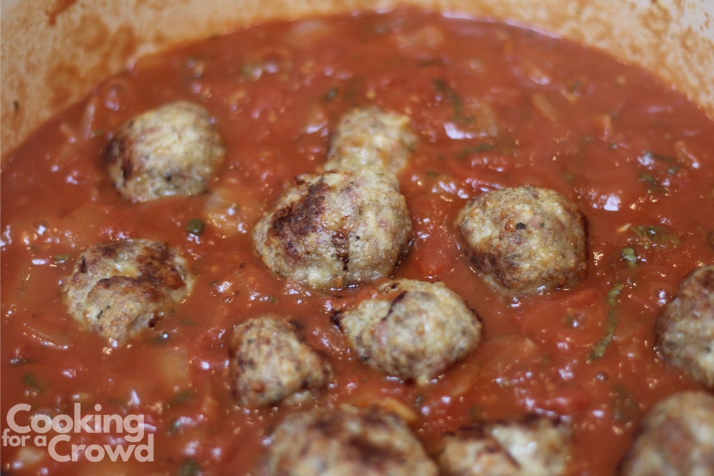 Meatballs in sauce