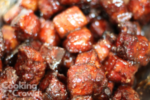 Smoked pork belly burnt ends