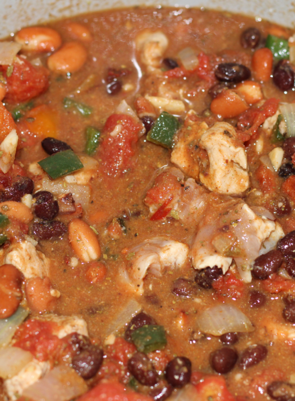 Pork and Black Bean Chili